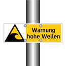 Warnung hohe Wellen