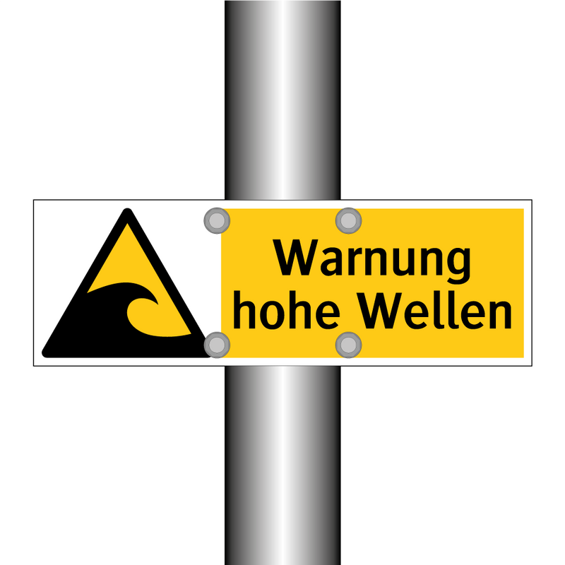 Warnung hohe Wellen