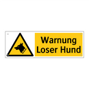 Warnung Loser Hund