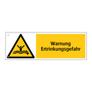 Warnung Ertrinkungsgefahr