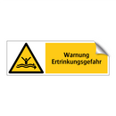 Warnung Ertrinkungsgefahr