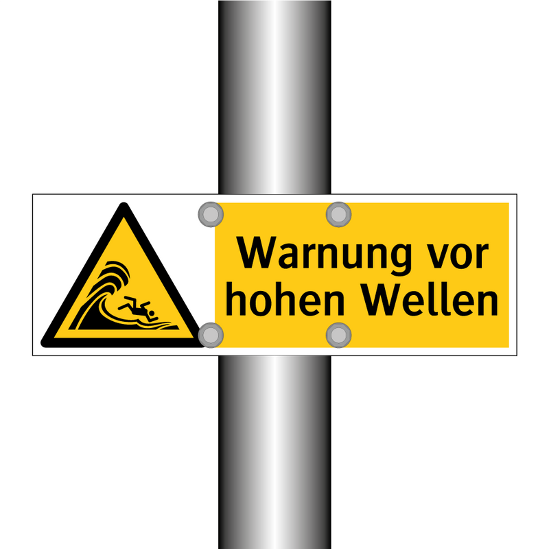 Warnung vor hohen Wellen