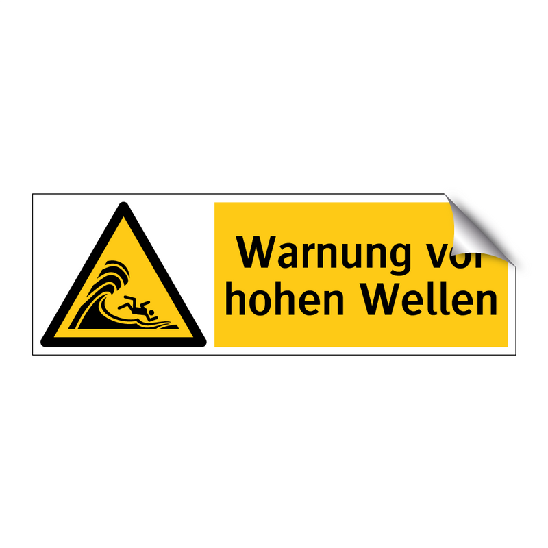 Warnung vor hohen Wellen