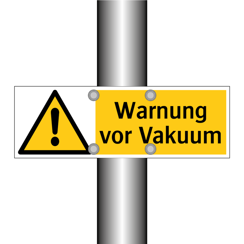 Warnung vor Vakuum