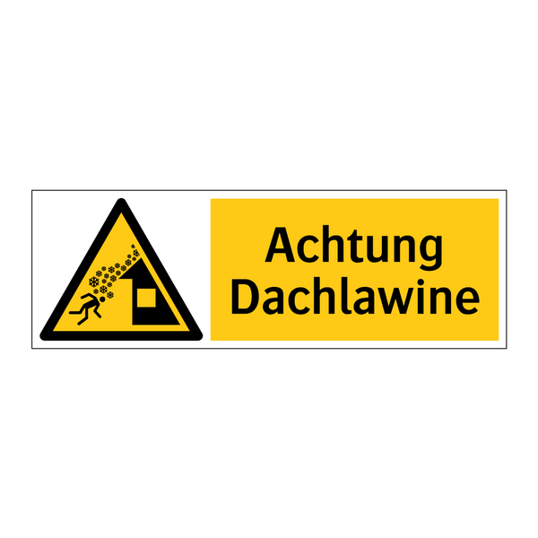Achtung Dachlawine