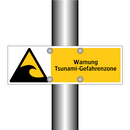 Warnung Tsunami-Gefahrenzone