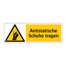 Antistatische Schuhe tragen