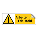 Arbeiten mit Edelstahl