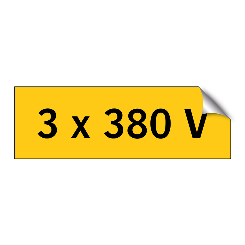3 x 380 V