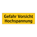 Gefahr Vorsicht Hochspannung