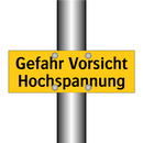Gefahr Vorsicht Hochspannung