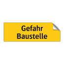 Gefahr Baustelle