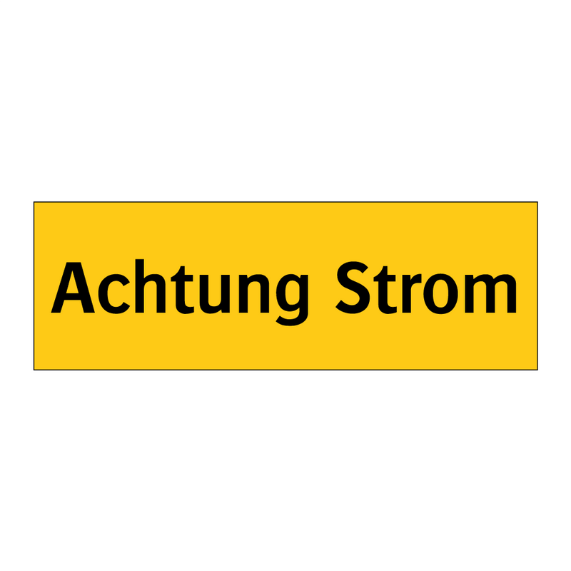 Achtung Strom