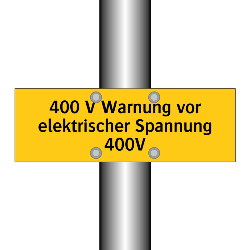 400 V Warnung vor elektrischer Spannung 400V