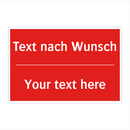 Gestalte deine eigenen Brandschutzschilder