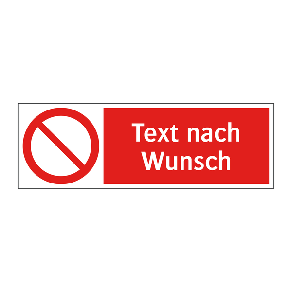 Gestalte deine eigenen Verbotsschilder