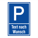Gestalte deine eigenen Parkschilder