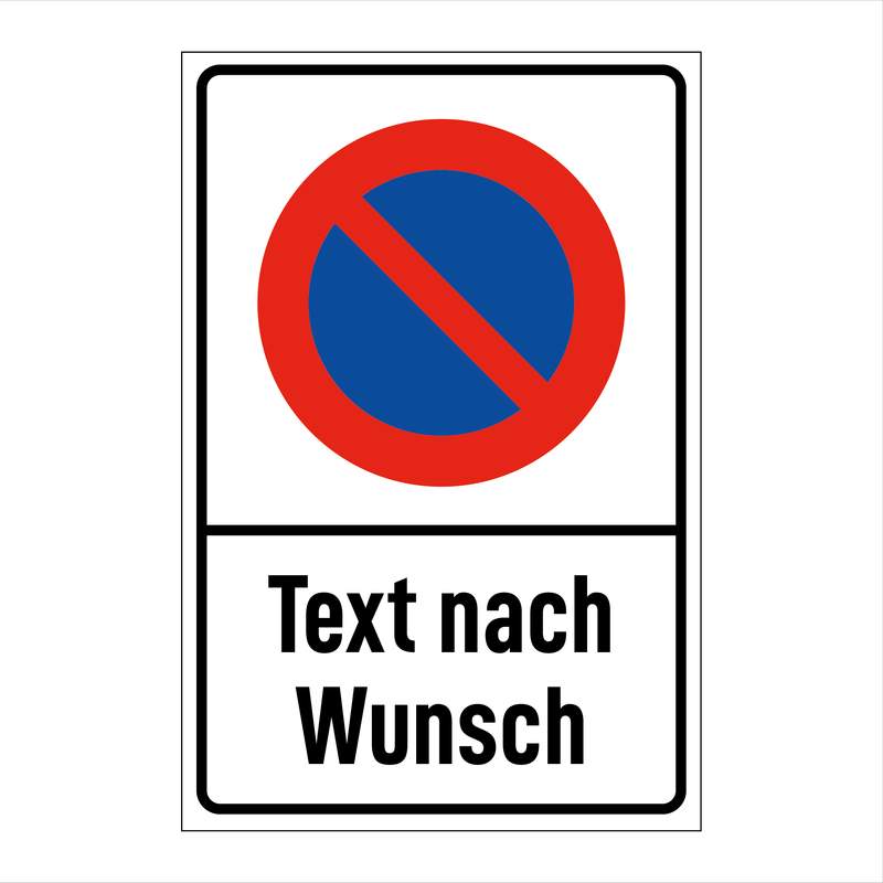 Gestalte deine eigenen Parkschilder