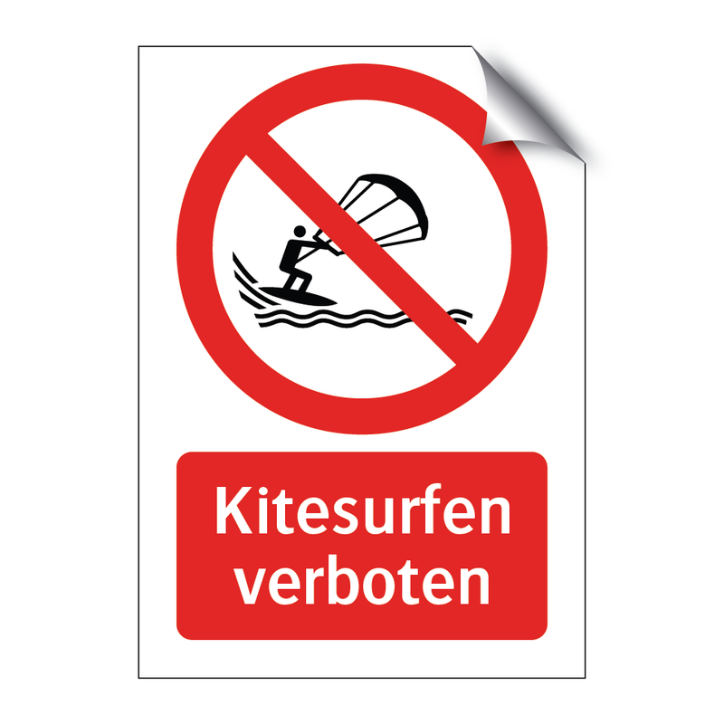 Kitesurfen verboten & Kitesurfen verboten & Kitesurfen verboten