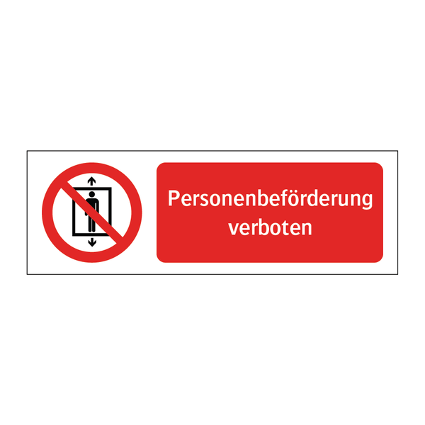 Personenbeförderung verboten & Personenbeförderung verboten & Personenbeförderung verboten