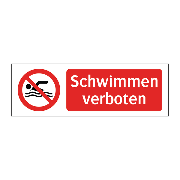 Schwimmen verboten & Schwimmen verboten & Schwimmen verboten & Schwimmen verboten