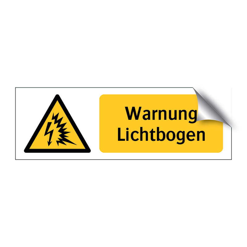 Warnung Lichtbogen & Warnung Lichtbogen & Warnung Lichtbogen