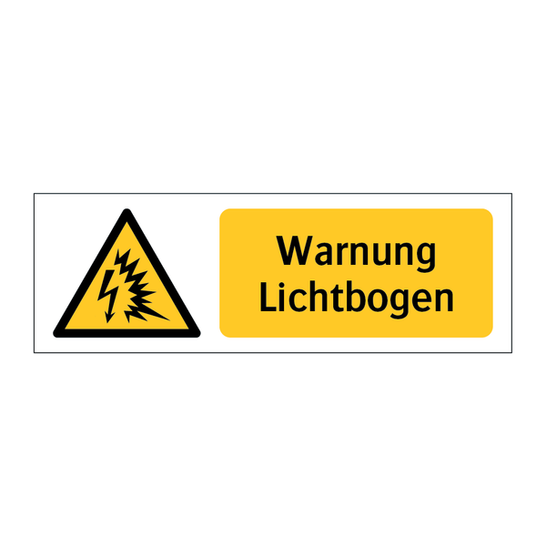 Warnung Lichtbogen & Warnung Lichtbogen & Warnung Lichtbogen & Warnung Lichtbogen