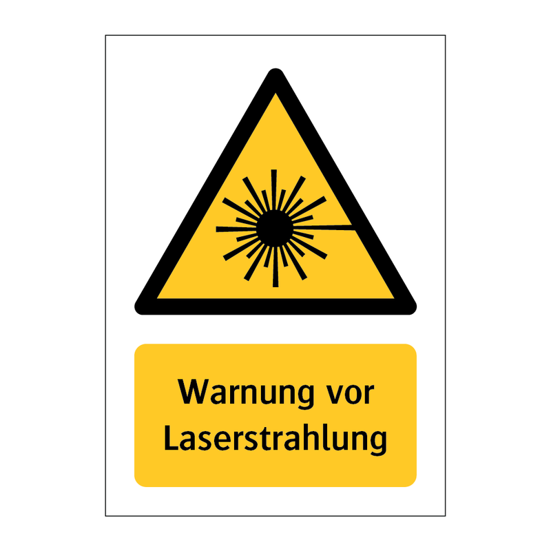 Warnung vor Laserstrahlung & Warnung vor Laserstrahlung & Warnung vor Laserstrahlung