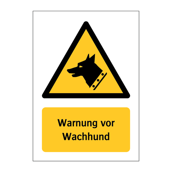 Warnung vor Wachhund & Warnung vor Wachhund & Warnung vor Wachhund & Warnung vor Wachhund